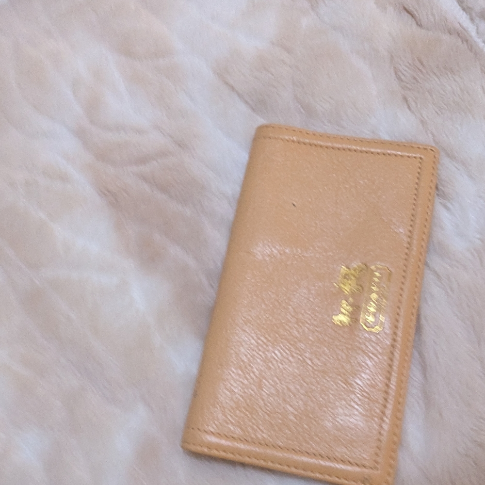 Coach, Elegant Tan Wallet